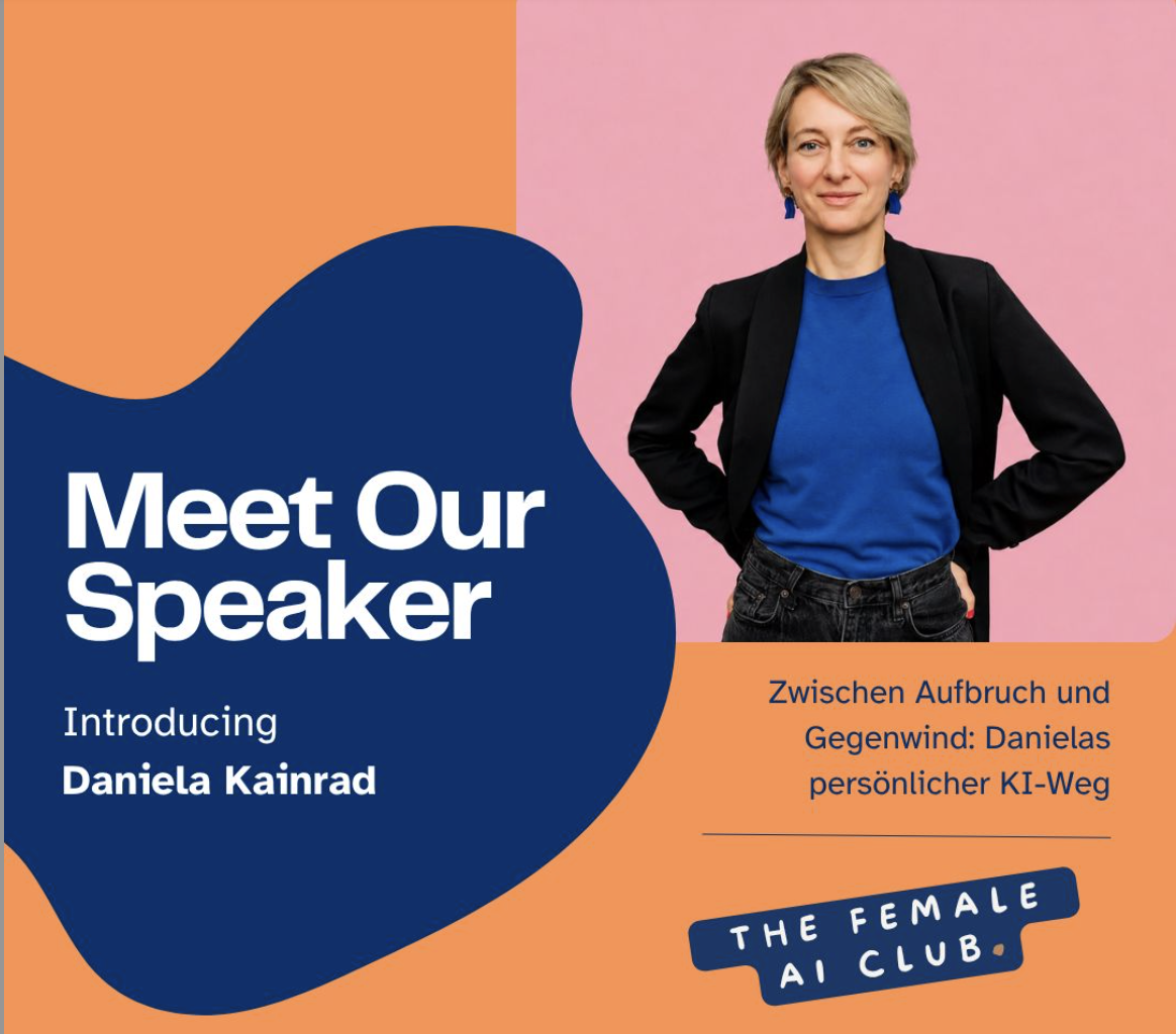 Meet Our Speaker: Daniela Kainrad beim Female AI Club x OneThousand Meet-up in Berlin